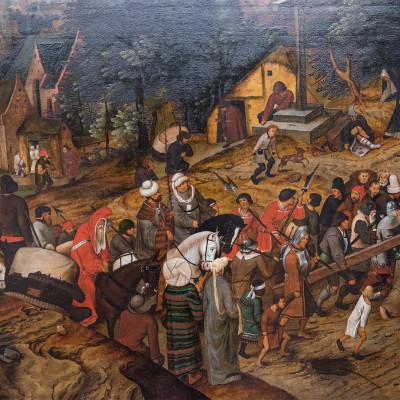 Pierre Brueghel le Jeune (1564-1637/8) - La montée au Calvaire, 1607.
