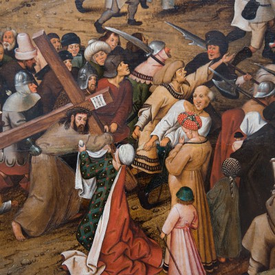Pierre Brueghel le Jeune (1564-1637/8) - La montée au Calvaire, 1607.