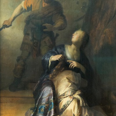 Samson et Dalila (1628 ?) - Rembrandt (1606-1669) Gemäldegalerie Berlin Bois de chêne, 61,4 x 50 cm - Acquis en 1906