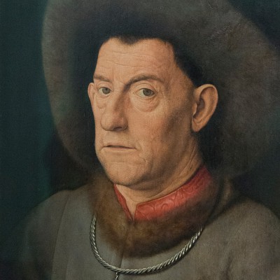 Portrait d'un homme avec oeillet