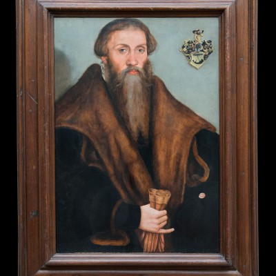 Lucas Cranach l'Ancien  (1513-1586) - Le juriste Leonhard Badehorn (1510-1587)
