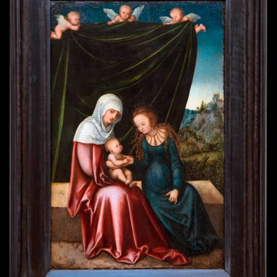 Lucas Cranack l'Ancien (1472-1553) - Saint Anne Selbdritt 1518