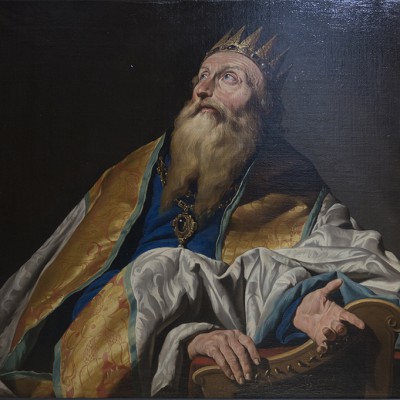 Matthias Stomer (Amersfoort, 1600 - Sicile ? vers 1650) Le Roi David vers 1633 - 1639 Huile sur toile