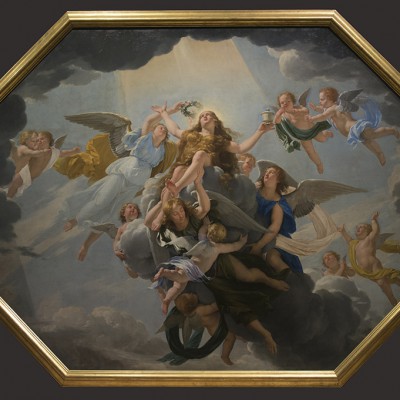 Philippe de Champaigne (Bruxelles, 1602 - Paris, 1674) Le Ravissement de sainte Madeleine - 1656 huile sur toile