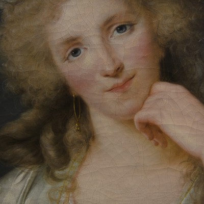 Élizabeth Vigée-Lebrun (Paris, 1755-Paris, 1842) Portrait de la Duchesse d'Orléans vers 1789 huile sur toile
