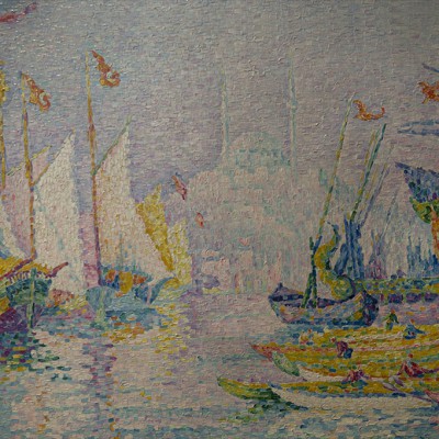 Paul Signac (Paris, 1863 - Paris 1935) La Corne d'Or, matin 1907 Huile sur toile - Musée des Beaux Arts de Marseille.