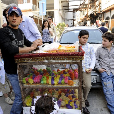 Fête de Pâques dans le quartier chrétien de Damas