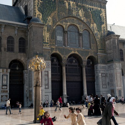 La mosquée des Omeyyades : La salle de prière : la façade