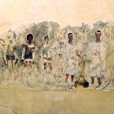 Musée d’histoire et d’archéologie de Deir Ez-Zor - Fresque