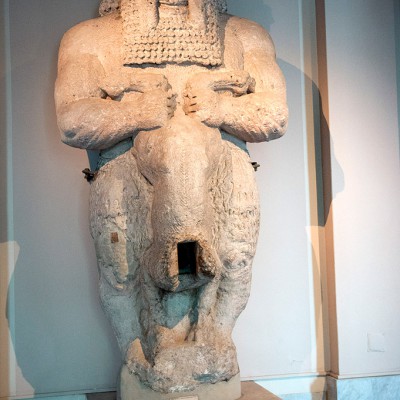 Grès - Ancienne ville d'Amathus Chypre - Statue roamaine copie d'un style archaïque°
