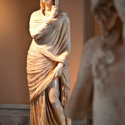 Statue de Cornelia Antonia. Antioche (2e s. av. J.-C.) Istanbul. Musée d'Archéologie