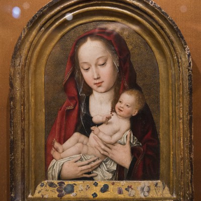 La vierge et l'enfant -artiste inconnu - Flandre (1485-90)  - Musée Calouste Gulbenkian - Lisbonne