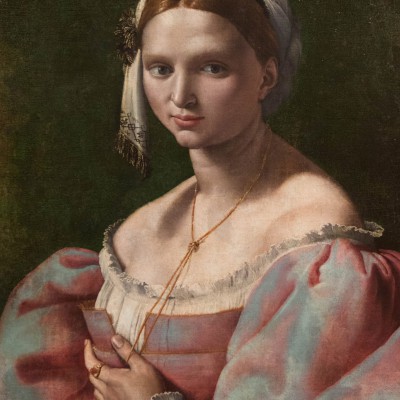 Portrait de jeune femme - Giuliano Bugiardini (1475-1554) Florence 1516-25 - huile sur toile - Musée Calouste Gulbenkian - Lisbonne