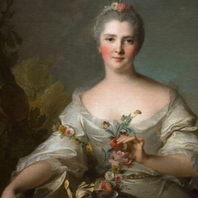 Portrait de Madame de La Porte - Jean-Marc Nattier (1685-1766) France- 1752 - Musée Calouste Gulbenkian - Lisbonne