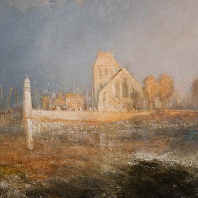 Quillebeuf, Embouchure de la Seine, Joseph Mallord William (1775-1851) Angleterre 1833 - Huile sur toile