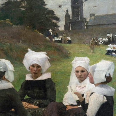 Les Bretonnes au Pardon - Dagnan-Bouveret, Pascal-Adolphe-Jean (1852-1929) France, 1887 Huile sur toile. Musée Calouste Gulbenkian - Lisbonne