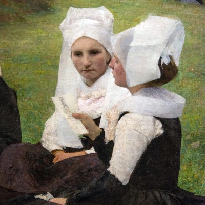 Les Bretonnes au Pardon - Dagnan-Bouveret, Pascal-Adolphe-Jean (1852-1929) France, 1887 Huile sur toile. Musée Calouste Gulbenkian - Lisbonne