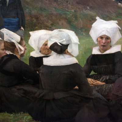 Les Bretonnes au Pardon - Dagnan-Bouveret, Pascal-Adolphe-Jean (1852-1929) France, 1887 Huile sur toile. Musée Calouste Gulbenkian - Lisbonne