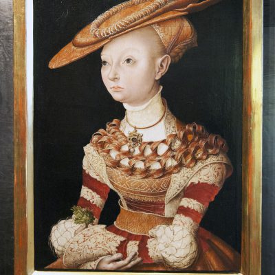 Lucas Cranach - portrait d’une jeune femme avec chapeau - 1538.