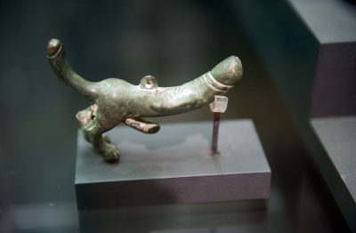 Triphallus romain - Bronze