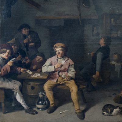 Pieter de Bloot - Rotterdam 1601 ? Joueurs de cartes dans une taverne. 