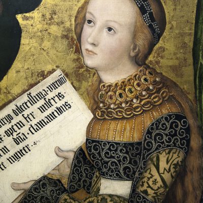 Sainte-Christine de Lucas Cranach l'Ancien, 1520-1522