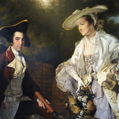 Joseph Wright of Derby (1734–1797) - Peter Perez Burdett et sa première femme Hannah. 