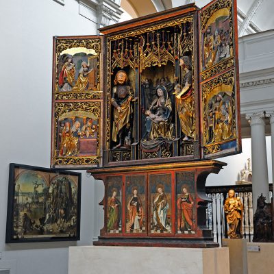 The Brixen Altarpiece about 1500-10 - Artistes : Potsch, Rupert, born 1475 - died 1530 (probably, maker)  Diemer, Philipp, born 1496 - died 1515 (probably , maker)