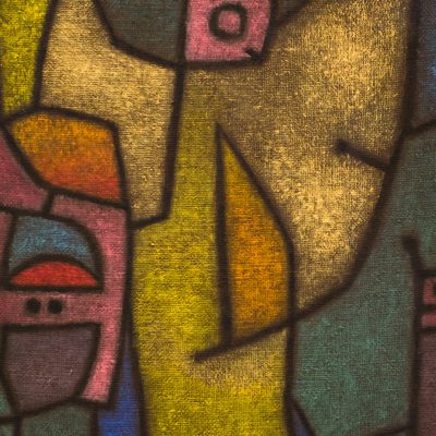 Angelus Militans 1940. Huile et couleur à la colle sur toile de jute apprêtée avec de la colle. Staatsgalerie, Stuttgart