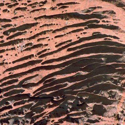 Aspect de la roche d'Uluru.