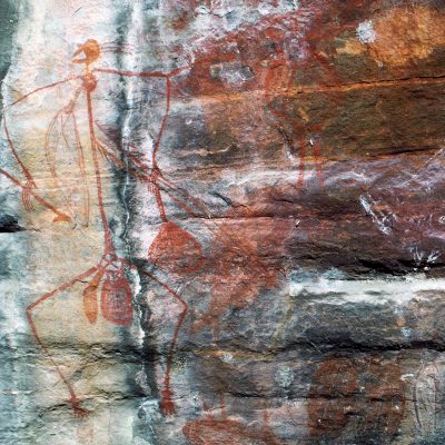 Pécheur avec son harpon et son sac à poissons - Ubirr Rock  l’un des plus grandes sites sacrés aborigènes.
En savoir plus sur 