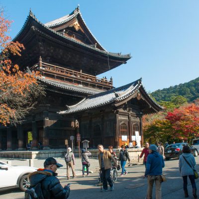 La porte San-mon du temple Nanzenji à Kyoto