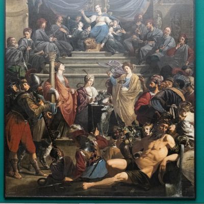 Theodoor Rombouts - Allégorie du banc des Échevins des Parchons ca. 1627
Huile sur toile: 435 cm x 382 cm
S-75