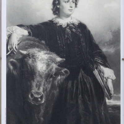 Rosa Bonheur dans son atelier par Georges Achille-Fould (et Rosa Bonheur), 1893.