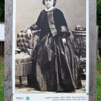 Rosa Bonheur dans son atelier par Georges Achille-Fould (et Rosa Bonheur), 1893.